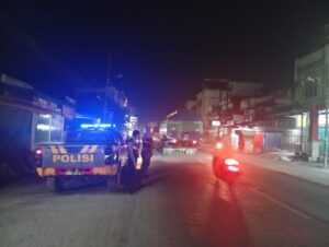 Patroli Presisi Blue Light Polres Batu Bara Amankan Jalinsum Simpang Tanah Merah