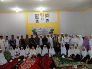 Wakapolsek Indrapura Hadiri Tepung Tawar Jemaah Haji Kecamatan Air Putih