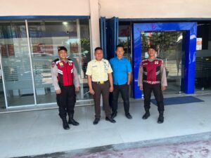 Patroli Presisi Polres Batu Bara Jaga Keamanan Sekitar Bank di Limapuluh