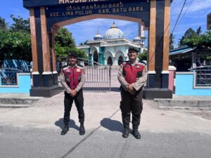 Sat Samapta Polres Batu Bara Jaga Keamanan Tempat Ibadah