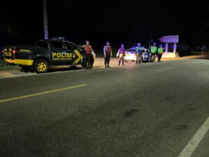 Patroli Gabungan Polres Batu Bara Antisipasi Kejahatan Malam Hari