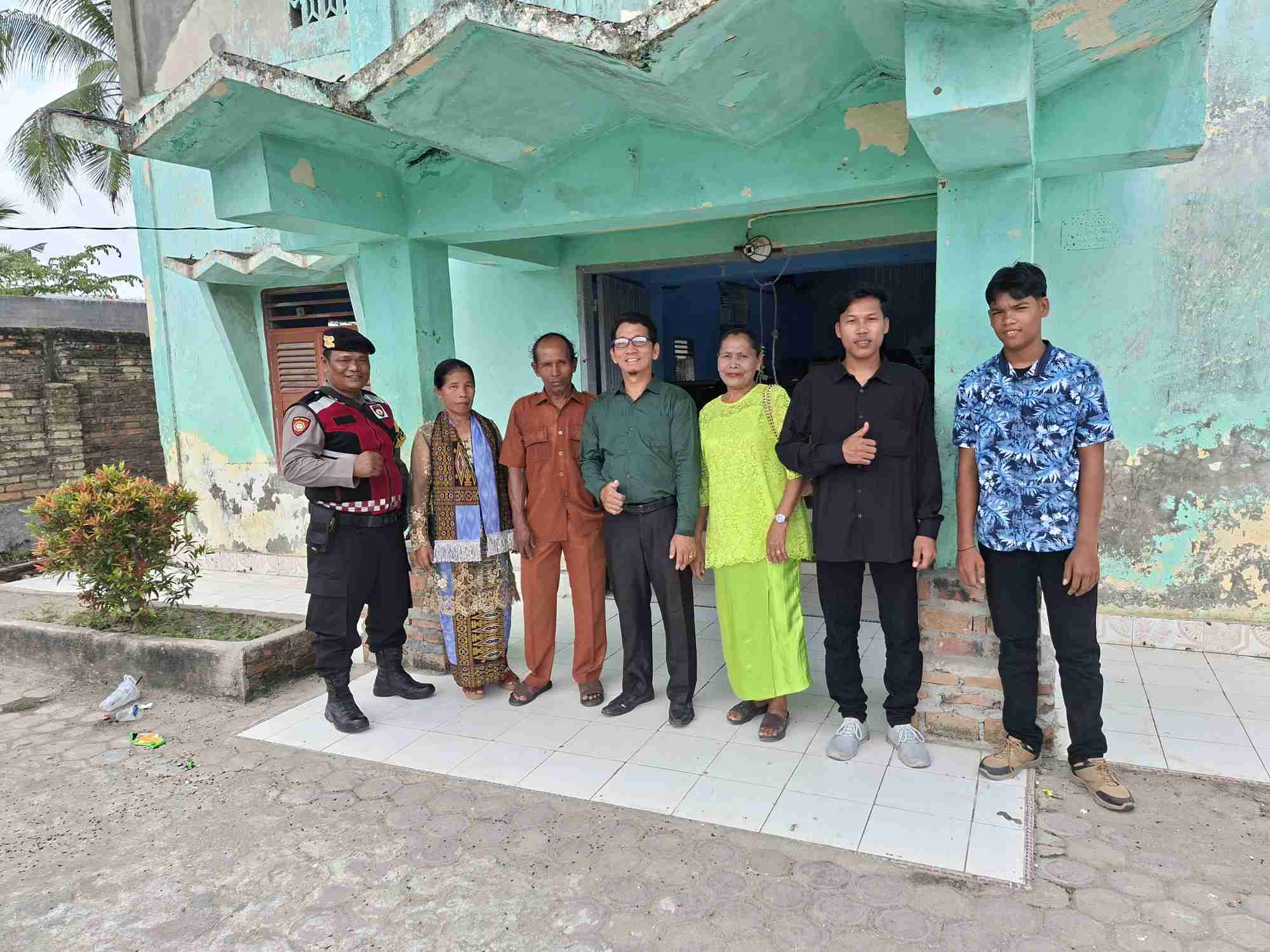Polisi Berhasil Amankan Ibadah Minggu di Gereja HKBP Pagurawan