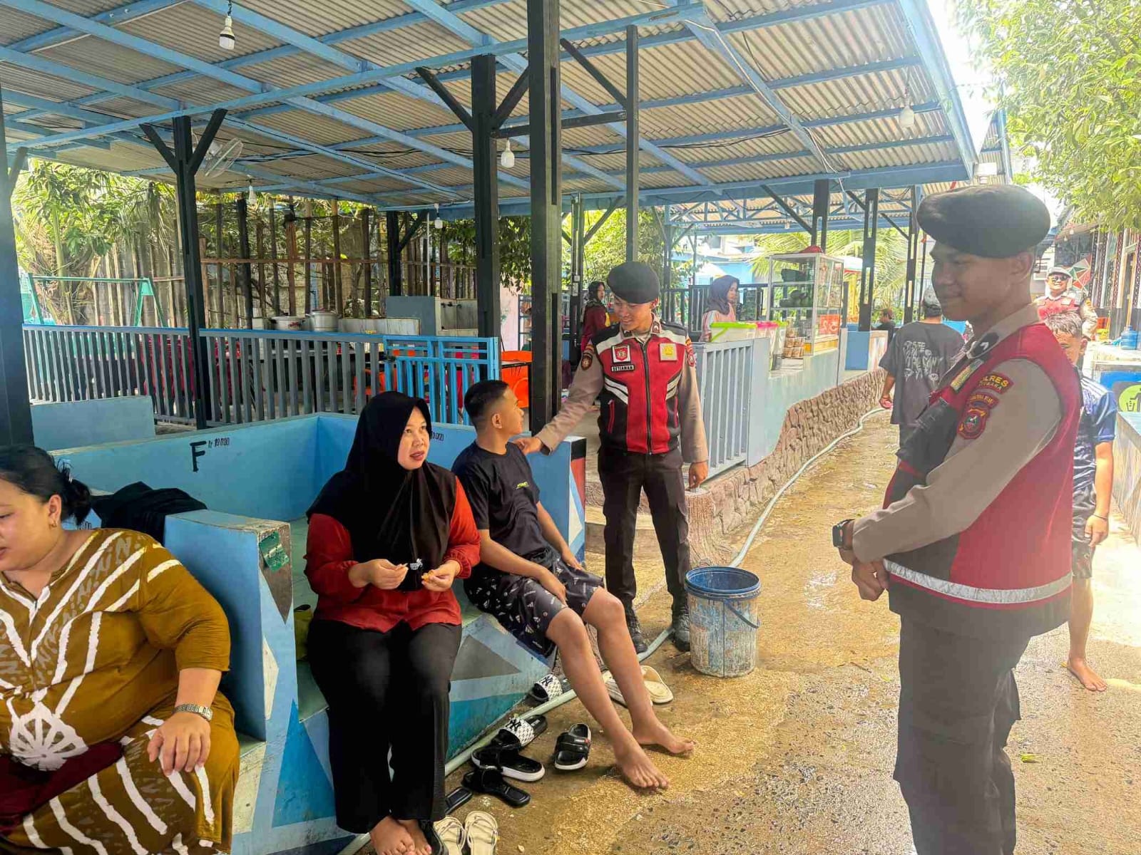 Sat Samapta Polres Batu Bara Patroli dan Sosialisasikan Kamtibmas di Desa Kuala Gunung