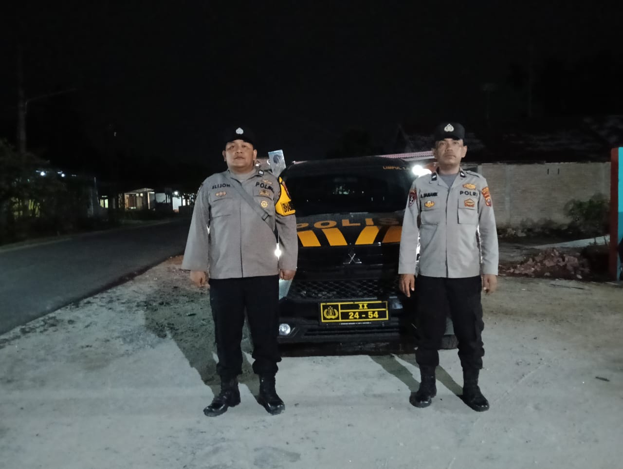 Polsek Lima Puluh Patroli Mobile Cegah Gangguan Kamtibmas