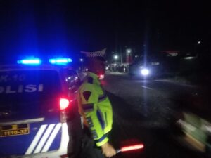 Patroli Blue Light Satlantas Polres Batu Bara Ciptakan Kamseltibcarlantas Kondusif