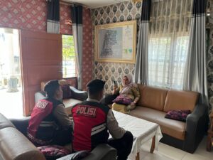 Sat Sabhara Polres Batu Bara Jaga Keamanan di Desa Mangke Baru