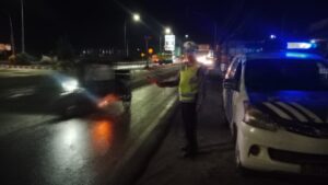 Satlantas Polres Batu Bara Gelar Patroli Blue Light, Antisipasi Kemacetan dan Laka Lantas