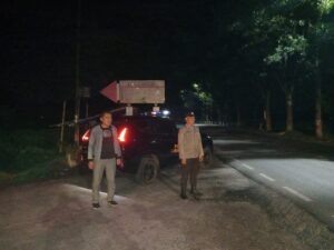 Patroli Mobile Polsek Lima Puluh Jaga Kondusifitas Kamtibmas