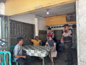 Sat Samapta Polres Batu Bara: Sosialisasi Kamtibmas di Warung Ibu Ida, Sumber Padi