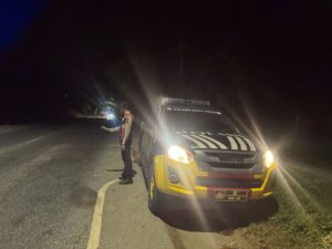 Patroli Blue Light Polres Batu Bara Amankan Jalinsum Perkebunan Tanah Gambus