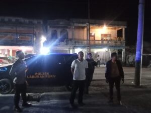 Polsek Labuhan Ruku Patroli Mobile, Jaga Keamanan Tanjung Tiram dari Kejahatan