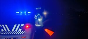 Satlantas Polres Batu Bara Amankan Jalan Raya dengan Patroli Blue Light