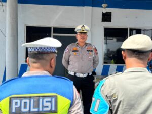 Satlantas Polres Batu Bara Gelar Apel Gabungan Sosialisasi Tertib Berlalu Lintas Operasi Patuh Toba 2025