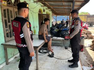 Sat Samapta Polres Batu Bara Lakukan “Cooling System” dan Himbauan Kamtibmas di Limapuluh