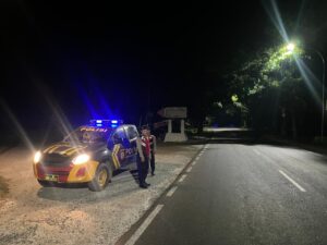 Patroli Presisi Polres Batu Bara Jamin Keamanan Simpang Limau Manis