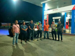 Patroli Malam Polsek Indrapura Cegah Potensi Gangguan Kamtibmas