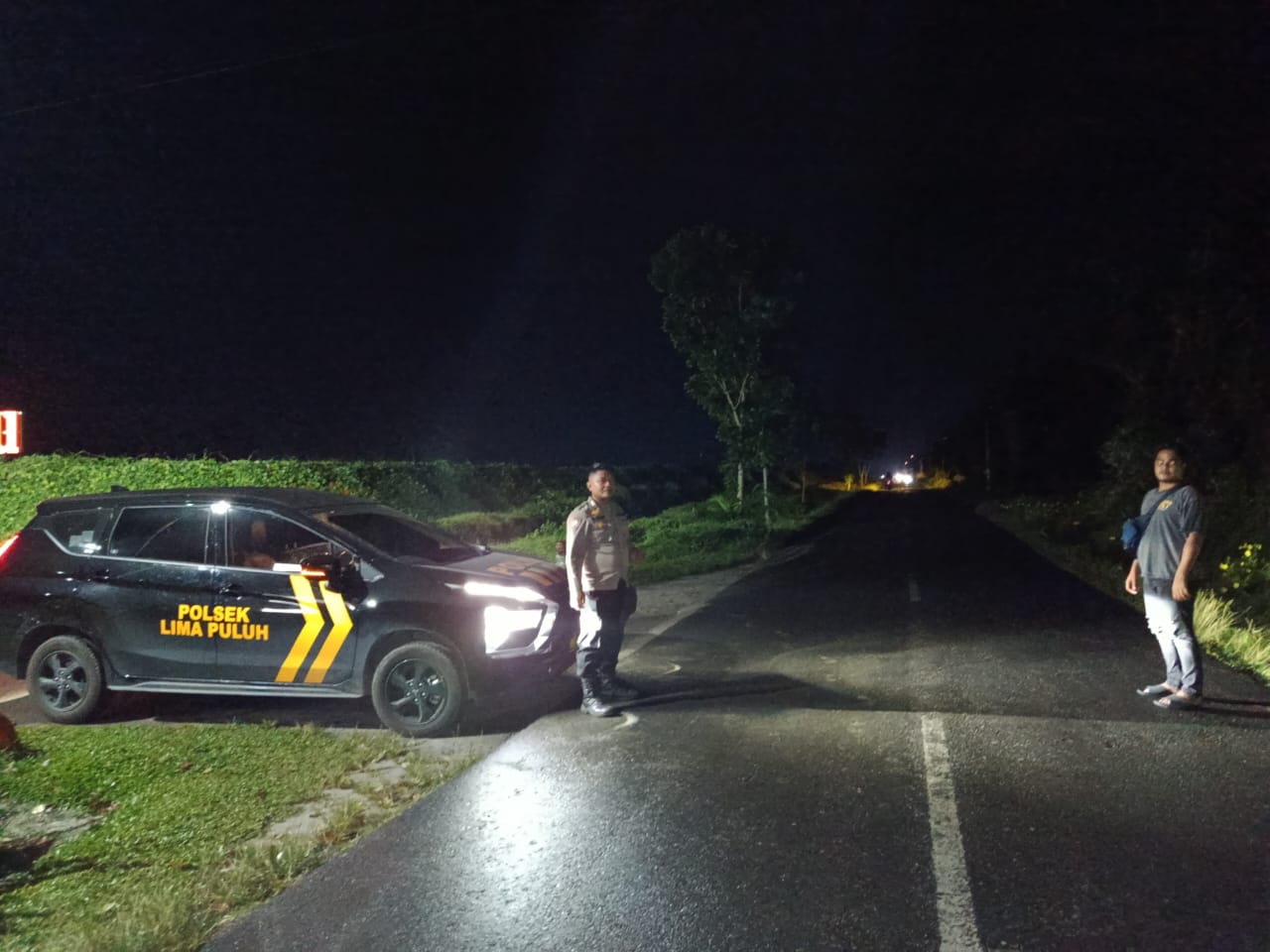 Patroli Mobile Polsek Lima Puluh Cegah Tawuran dan Geng Motor