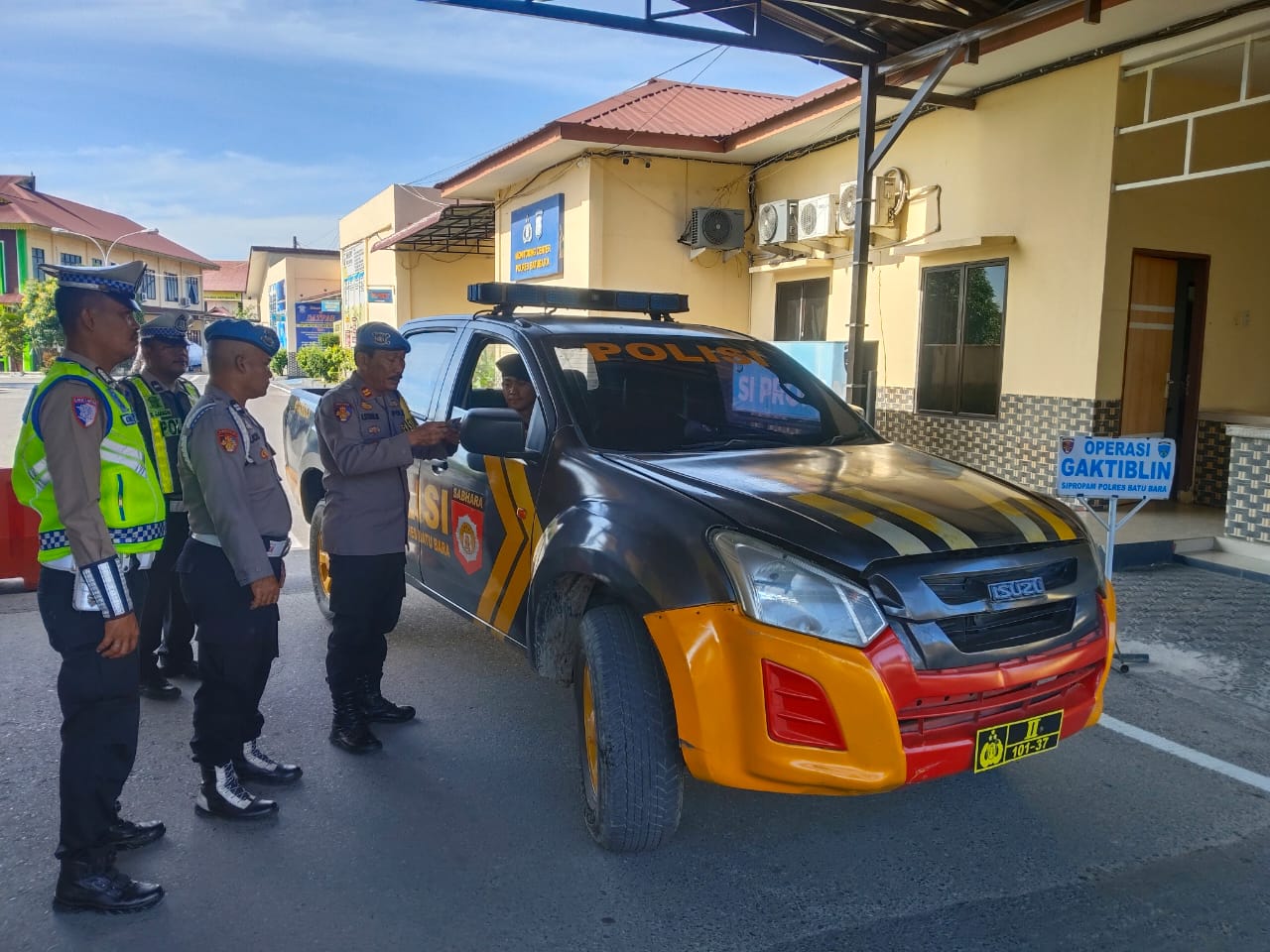 Sipropam Polres Batu Bara Gelar Gaktibplin, Jaga Disiplin Personel Selama Operasi Patuh Toba 2025