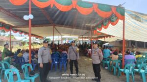 Polsek Lima Puluh Jaga Keamanan Perayaan HUT Gereja Methodist Simpang Dolok