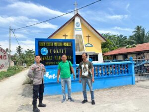 Pengamanan Ibadah Minggu di Labuhan Ruku Berjalan Aman dan Kondusif