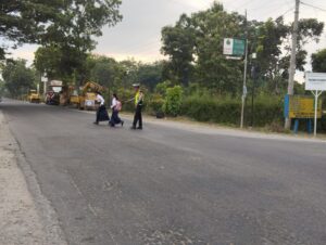 Sat Lantas Polres Batu Bara Jaga Kelancaran dan Keselamatan Lalu Lintas