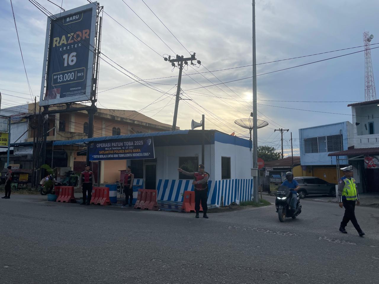 Sat Samapta Polres Batu Bara Tingkatkan Keamanan dan Kelancaran Lalu Lintas