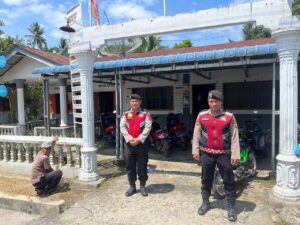 Sat Sabhara Polres Batu Bara Patroli dan Sambang Desa di Kecamatan Limapuluh