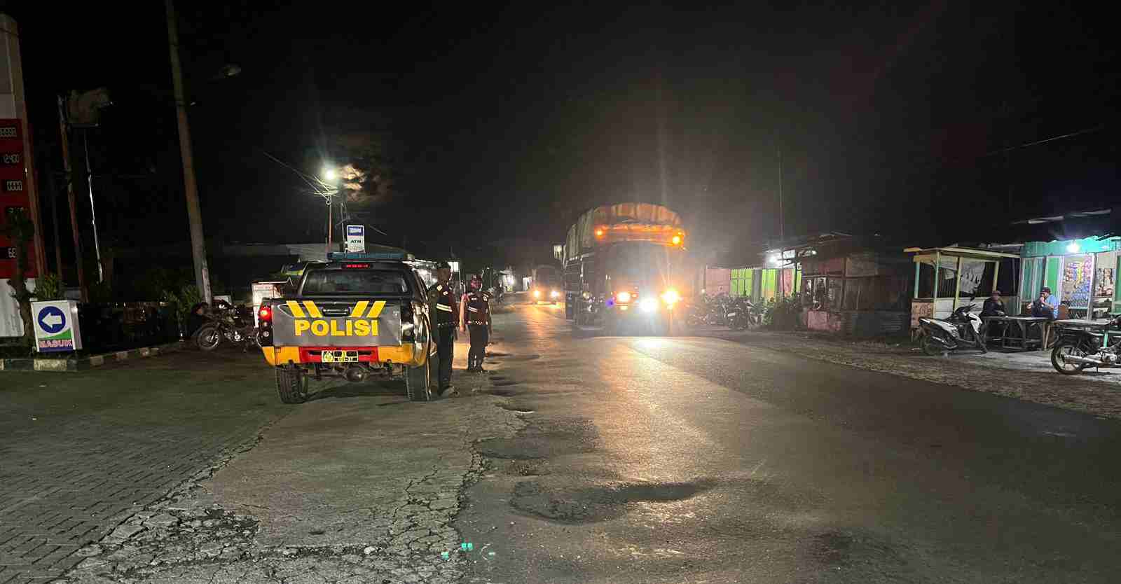 Patroli Presisi Polres Batu Bara Jaga Keamanan Jalinsum Sumber Padi