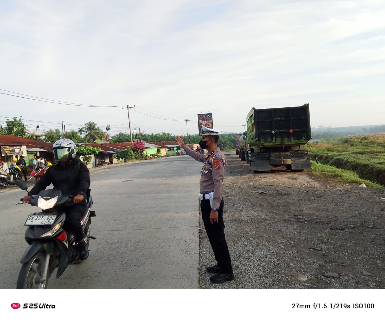 Sat Lantas Polres Batu Bara Tertibkan Lalu Lintas di Sejumlah Titik Rawan