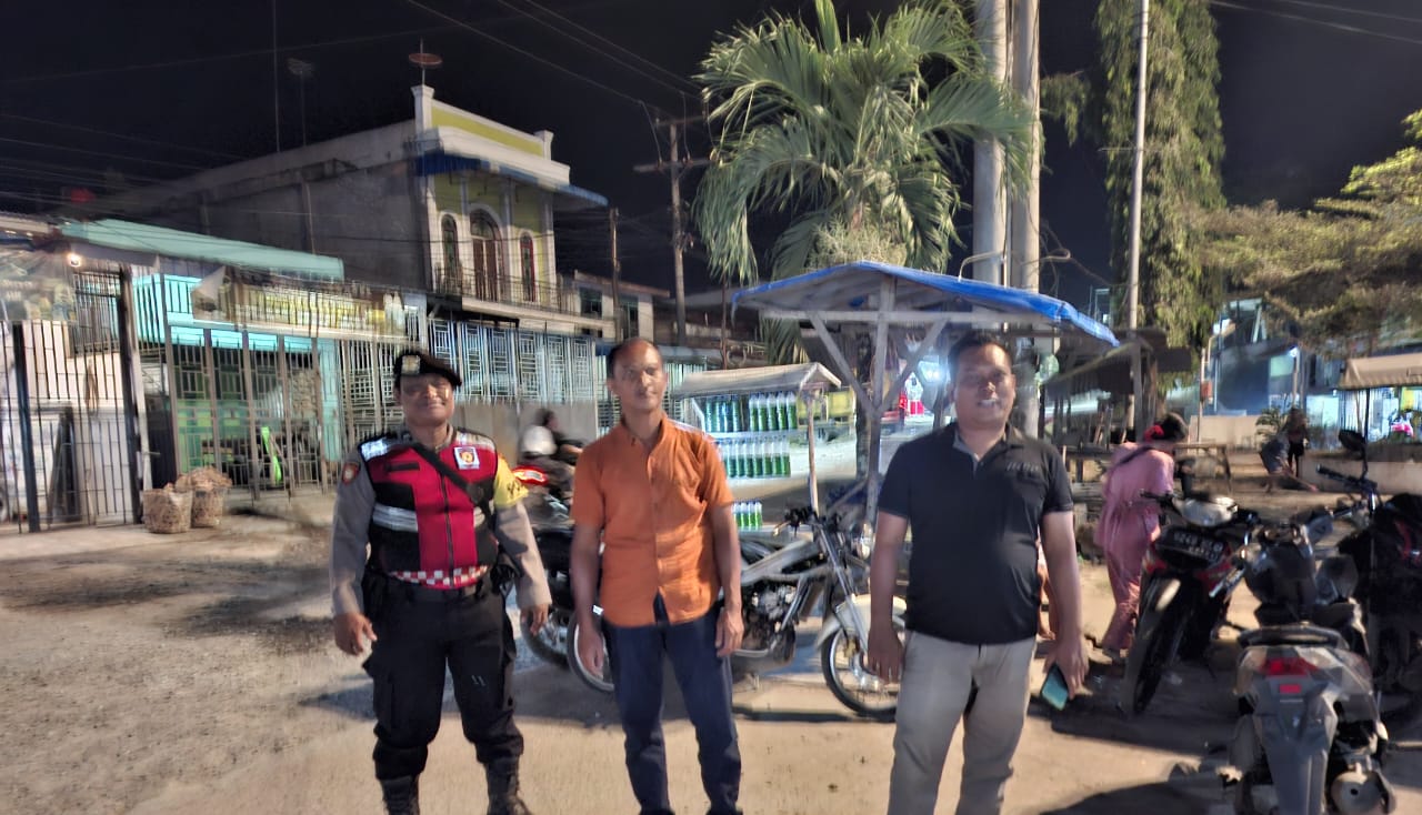 Patroli Malam Polsek Medang Deras Antisipasi Kejahatan dan Gangguan Kamtibmas