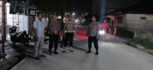 Polsek Medang Deras Giatkan Patroli Malam, Perangi Kejahatan dan Jaga Keamanan Warga