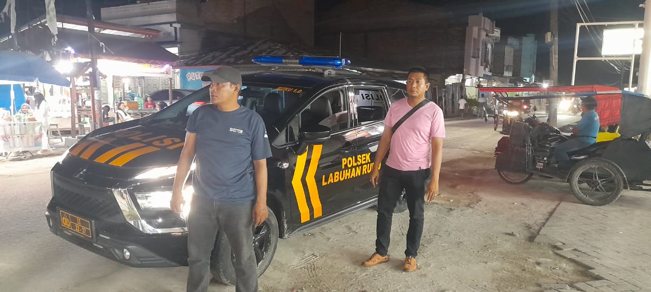 Polsek Labuhan Ruku Tingkatkan Patroli Malam untuk Jaga Kamtibmas