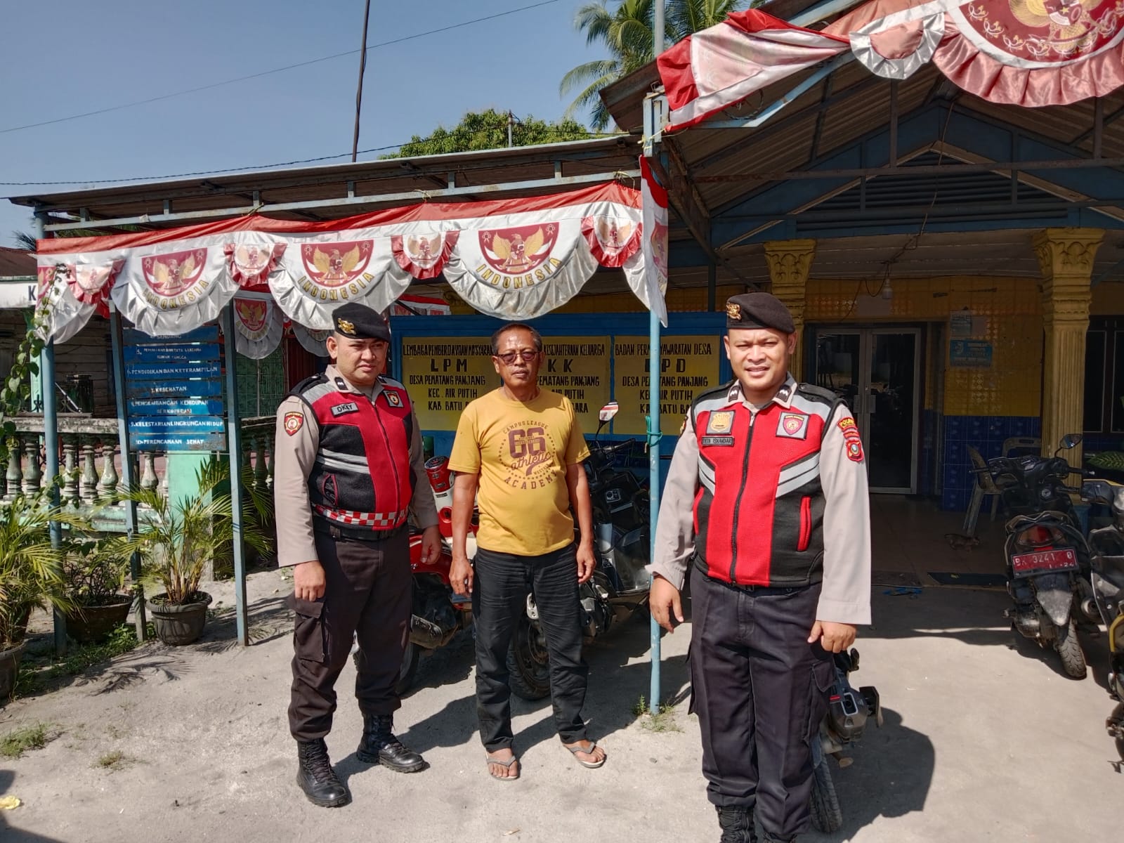 Sat Sabhara Polres Batu Bara Gencar Patroli dan Sambang Desa di Limapuluh dan Air Putih