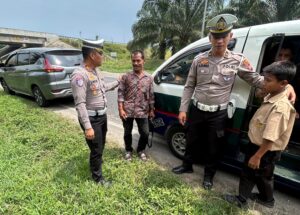 Satlantas Polres Batu Bara Tindak Tegas Angkot Overload, Prioritaskan Keselamatan Anak Sekolah