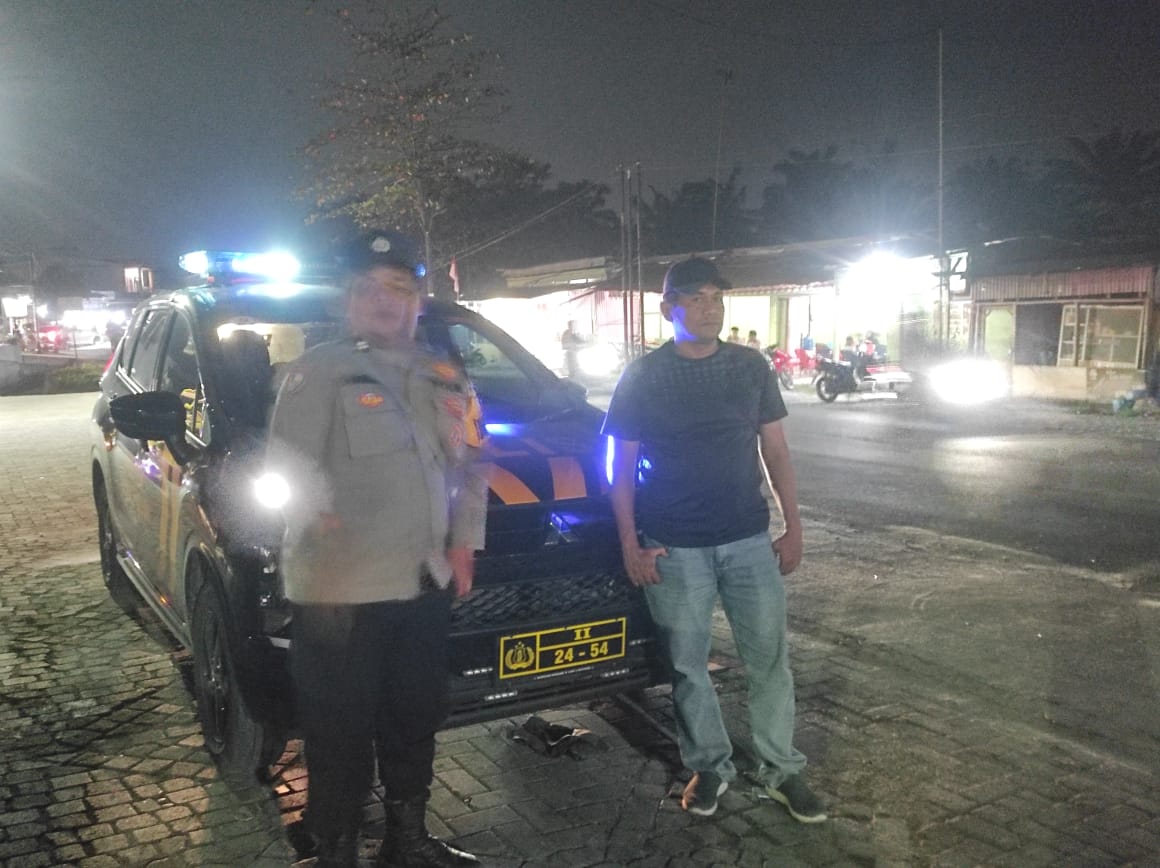 Polsek Lima Puluh Gencarkan Patroli Malam, Antisipasi Balap Liar dan Tawuran