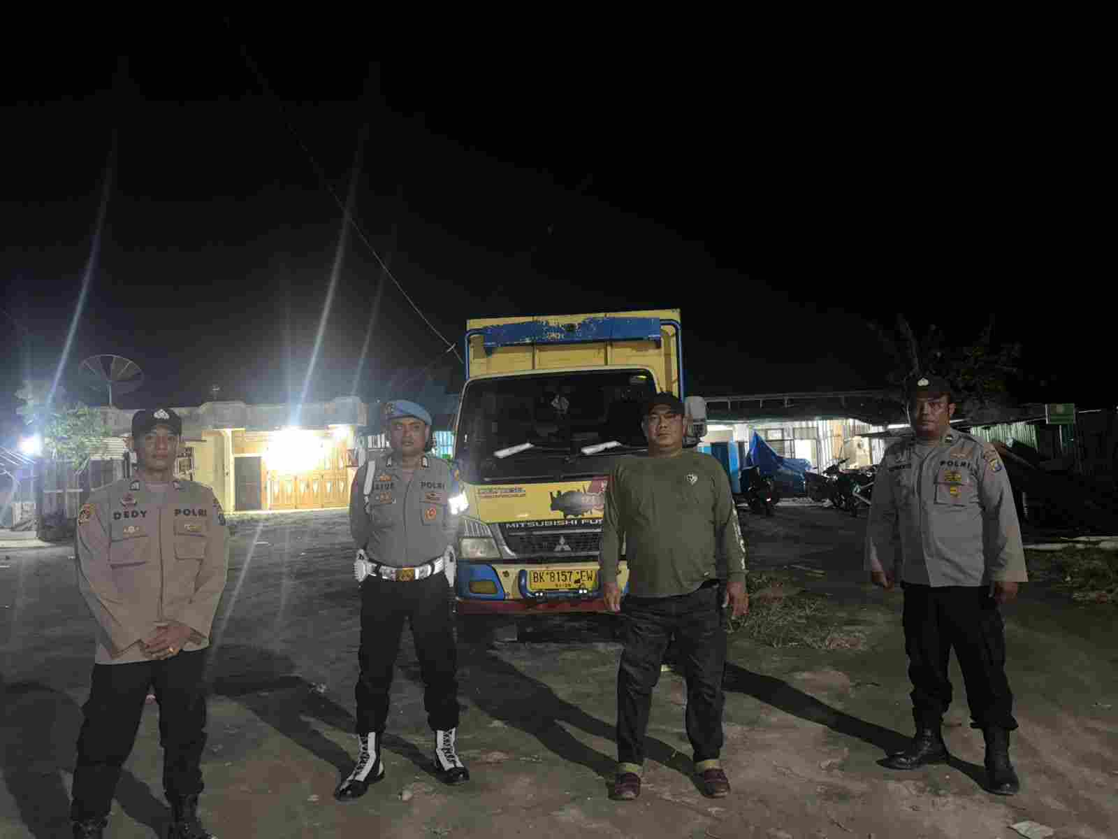 Polsek Medang Deras Intensifkan Patroli Malam untuk Cegah Kejahatan