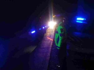 Satlantas Polres Batu Bara Tingkatkan Keamanan dengan Patroli Blue Light