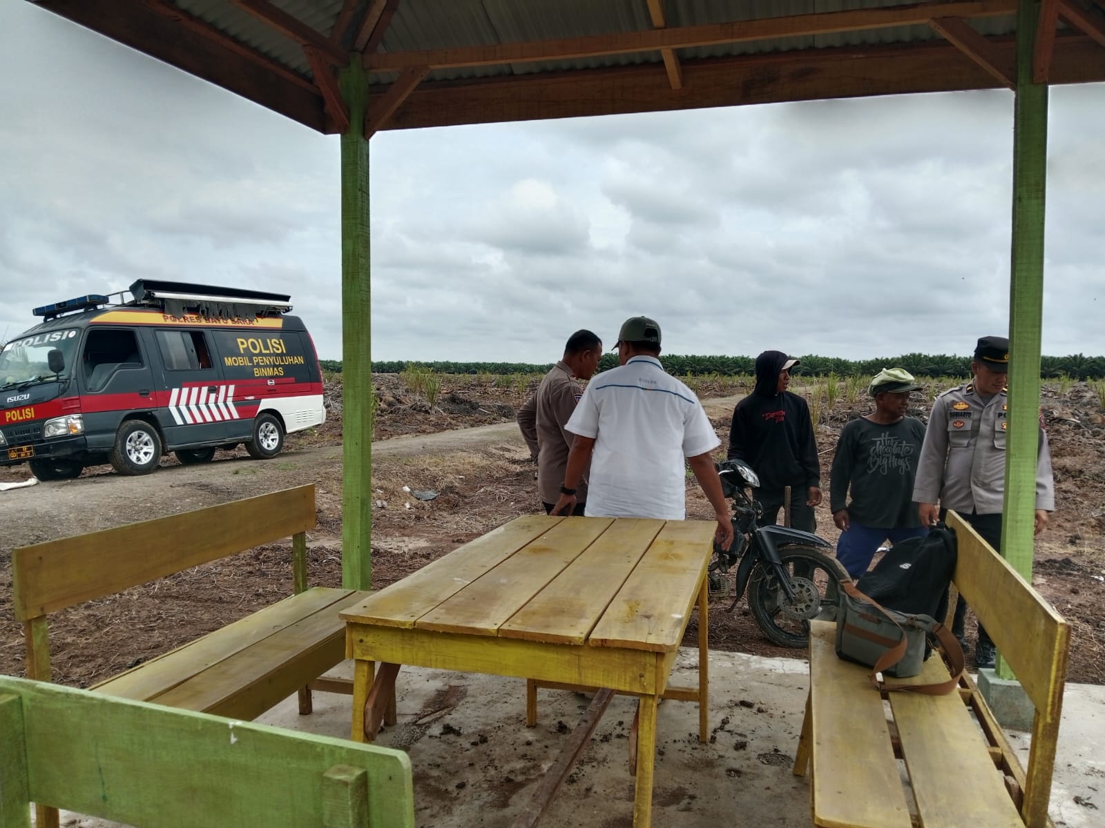 Sat Binmas Polres Batu Bara Koordinasi Program Ketahanan Pangan dengan PTPN IV