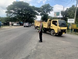 Satlantas Polres Batu Bara Intensifkan Pengaturan Lalu Lintas dan Patroli di Berbagai Titik Rawan