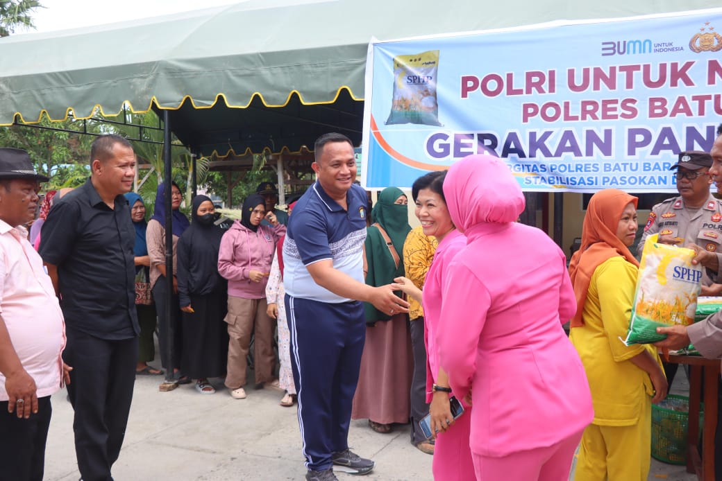 Polres Batu Bara Gelar Gerakan Pangan Murah untuk Stabilkan Harga
