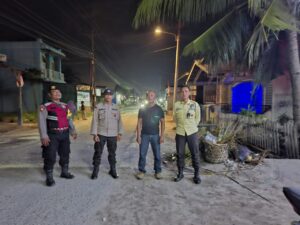 Polsek Medang Deras Gencar Patroli Malam, Antisipasi Kejahatan dan Gangguan Kamtibmas