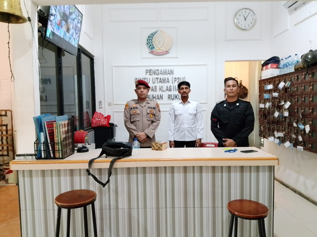 Polsek Labuhan Ruku Tingkatkan Keamanan Lapas Kelas II A