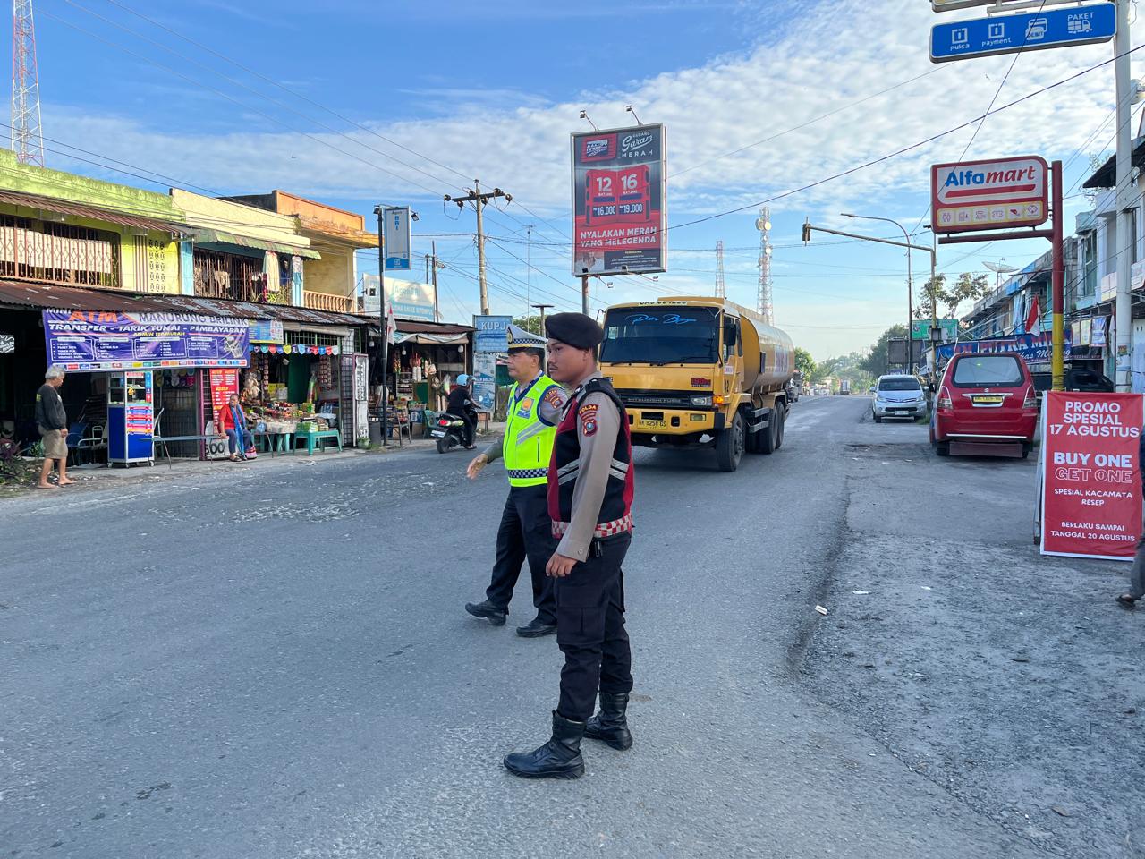 Sat Samapta Polres Batu Bara Tingkatkan Kehadiran Polisi di Pagi Hari Melalui Strong Point, Masyarakat Rasakan Dampak Positif