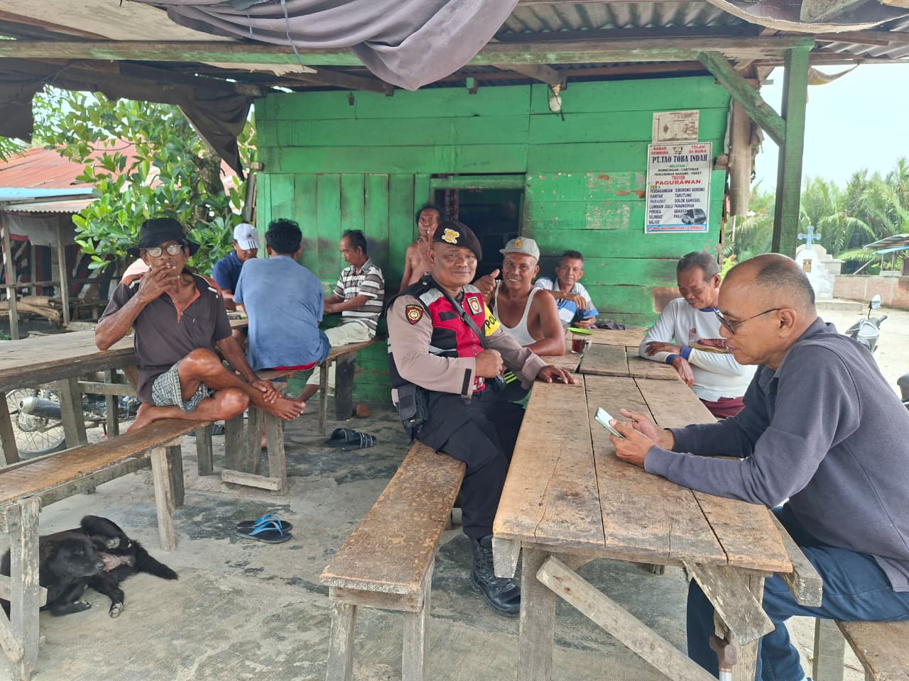 Polsek Medang Deras Gencarkan Sambang dan Cooling System, Antisipasi Kejahatan Jalanan dan Geng Motor