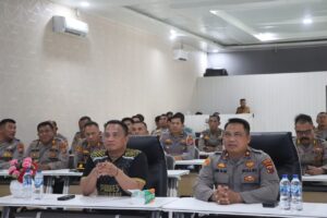 ‎Polres Batu Bara Gelar Nonton Bareng Sambutan Kapolri dalam Rangka HUT ke-80 RI