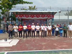 Polsek Labuhan Ruku Amankan Peringatan HUT RI ke-80 di Lapas, Beri Penghargaan kepada Warga Binaan Berprestasi