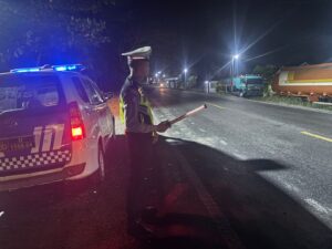 Sat Lantas Polres Batu Bara Intensifkan Patroli Blue Light Dini Hari, Jaga Keamanan Jalinsum