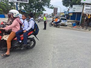 Sat Lantas Polres Batu Bara Intensifkan Pengaturan Lalu Lintas, Kamseltibcarlantas Terjaga