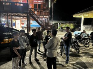 Polsek Indrapura Gencarkan Patroli Malam, Cegah Balap Liar, Begal, dan Gangguan Kamtibmas