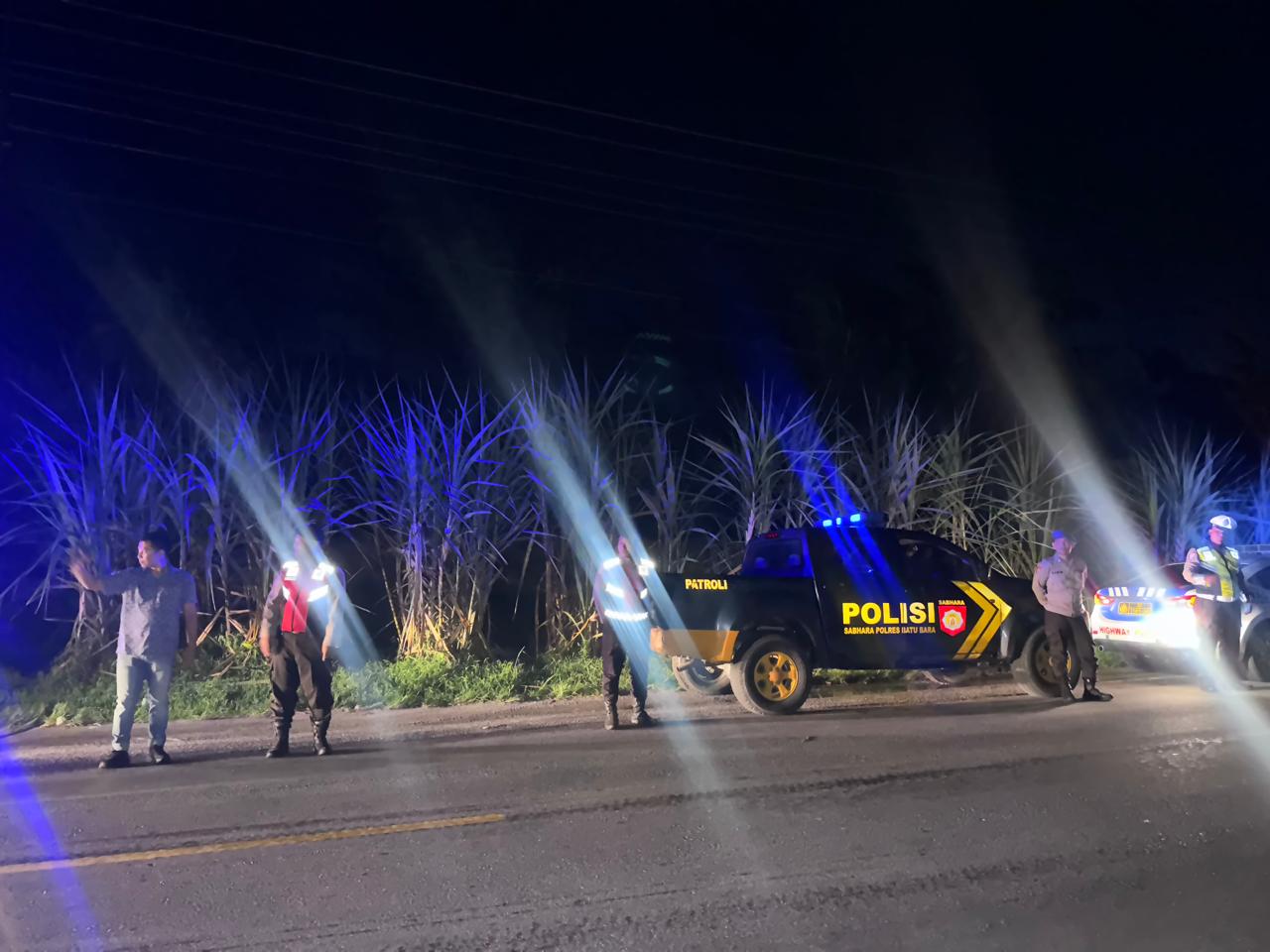 Sat Samapta Polres Batu Bara Gelar Patroli Gabungan, Tingkatkan Keamanan Malam Hari